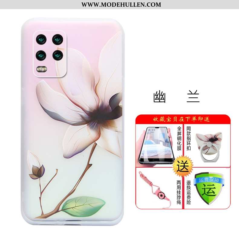 Hülle Xiaomi Mi 10 Lite Dünne Silikon Jugend Anti-sturz Alles Inklusive Rosa Case