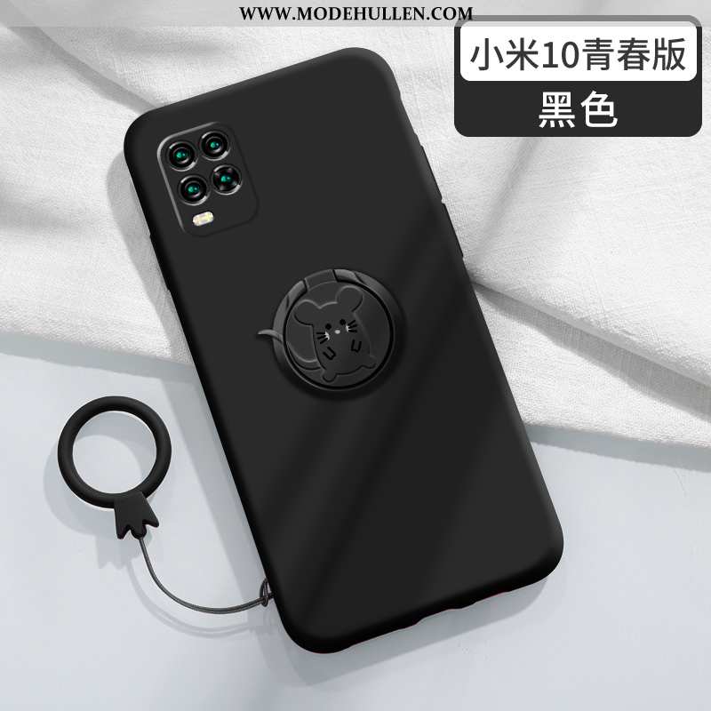 Hülle Xiaomi Mi 10 Lite Karikatur Trend Schutz Ring Neu Nubuck Rote