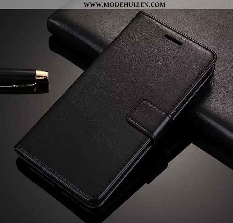 Hülle Xiaomi Mi 10 Lite Lederhülle Leder Neu Case Folio Schutz Braun