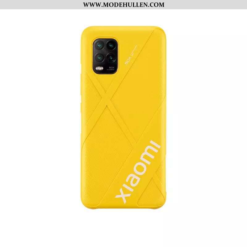 Hülle Xiaomi Mi 10 Lite Schutz Mini Gelb Rutschfest Handy Jugend Umweltschutz Gelbe