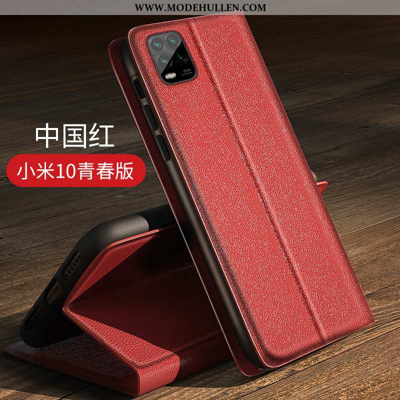 Hülle Xiaomi Mi 10 Lite Silikon Schutz Weiche Kreativ Super Jugend Trend Schwarz