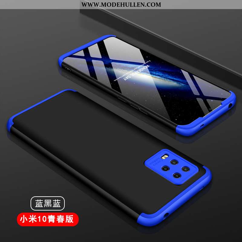 Hülle Xiaomi Mi 10 Lite Super Dünne Nubuck Einfassung Persönlichkeit Handy Rote