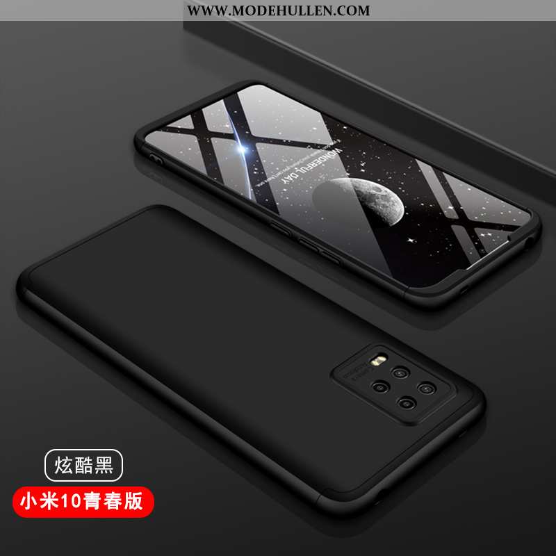 Hülle Xiaomi Mi 10 Lite Super Dünne Nubuck Einfassung Persönlichkeit Handy Rote