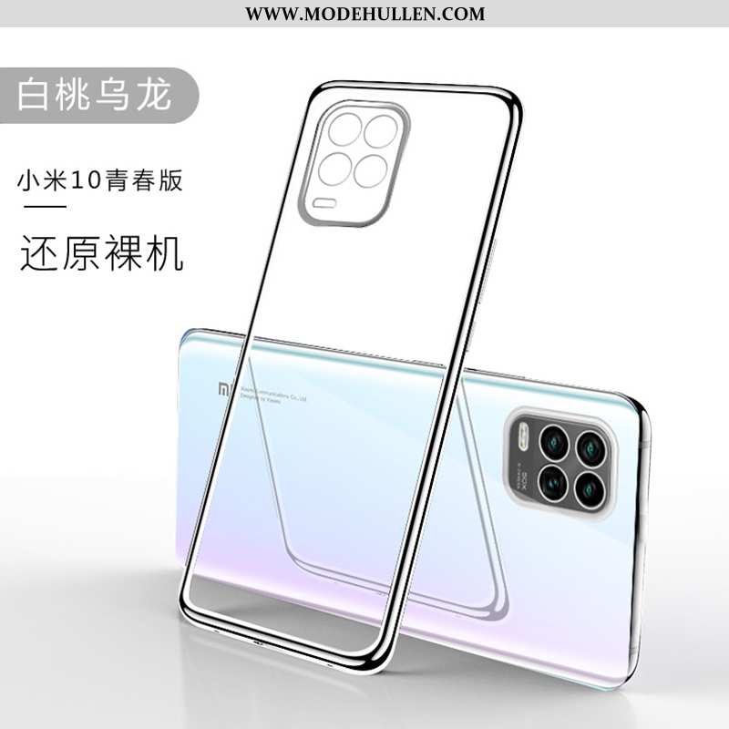 Hülle Xiaomi Mi 10 Lite Transparent Kreativ Leichtgewicht Schutz Jugend Blau Weiche