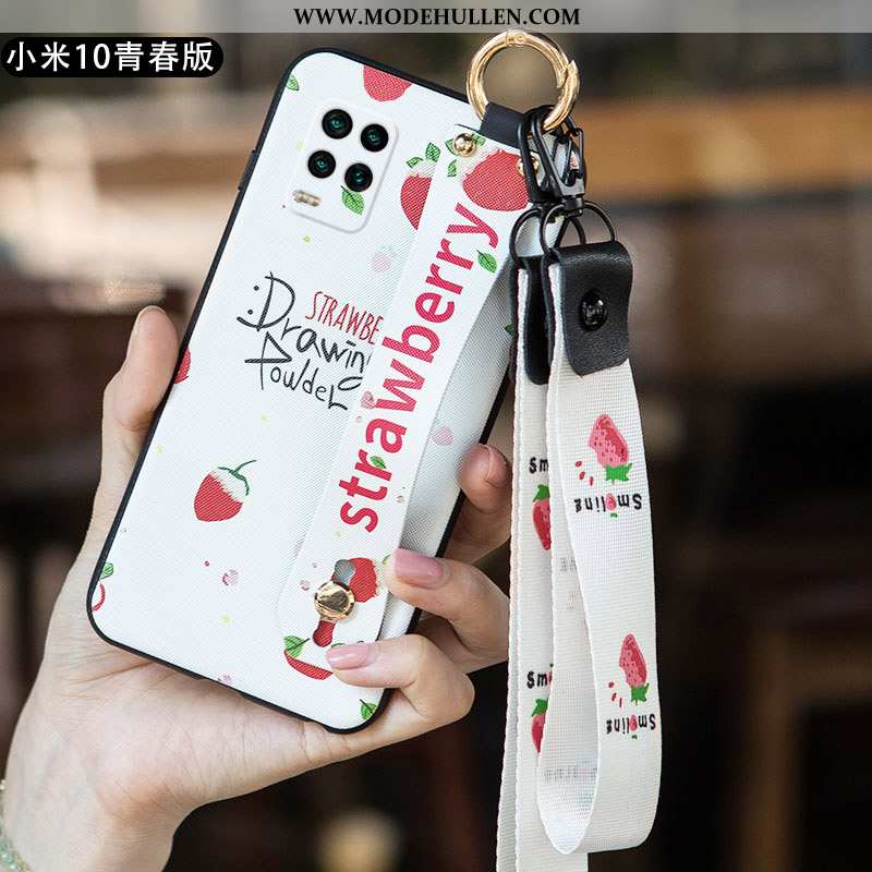 Hülle Xiaomi Mi 10 Lite Trend Super Rosa Anti-sturz Kreativ Weiche Schutz