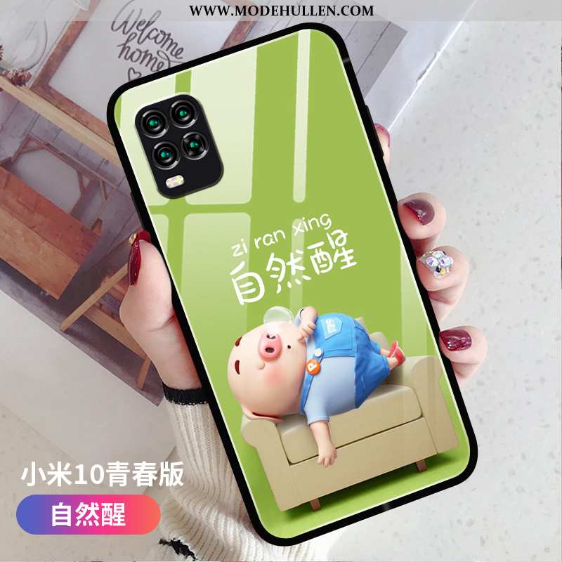 Hülle Xiaomi Mi 10 Lite Trend Weiche Nette Einfassung Mini Persönlichkeit Grün