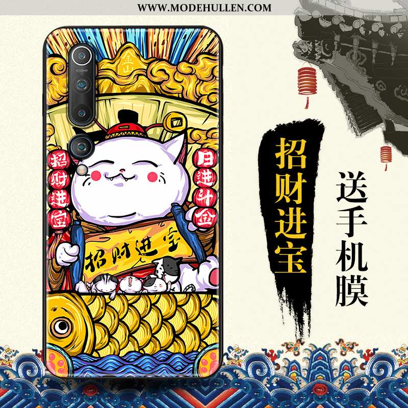 Hülle Xiaomi Mi 10 Persönlichkeit Kreativ Chinesische Art Blau Angepasst Mini Case