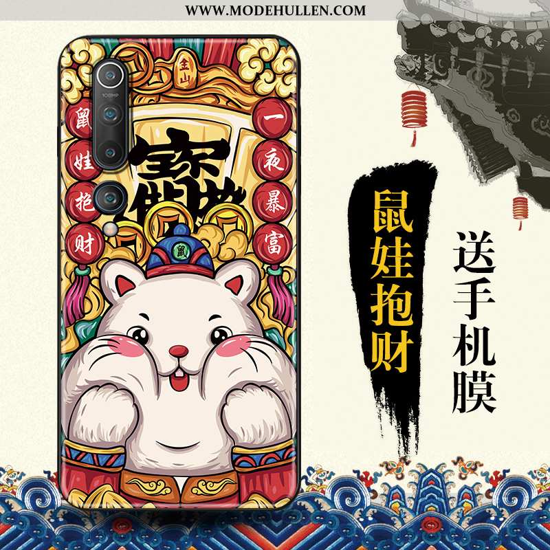 Hülle Xiaomi Mi 10 Persönlichkeit Kreativ Chinesische Art Blau Angepasst Mini Case