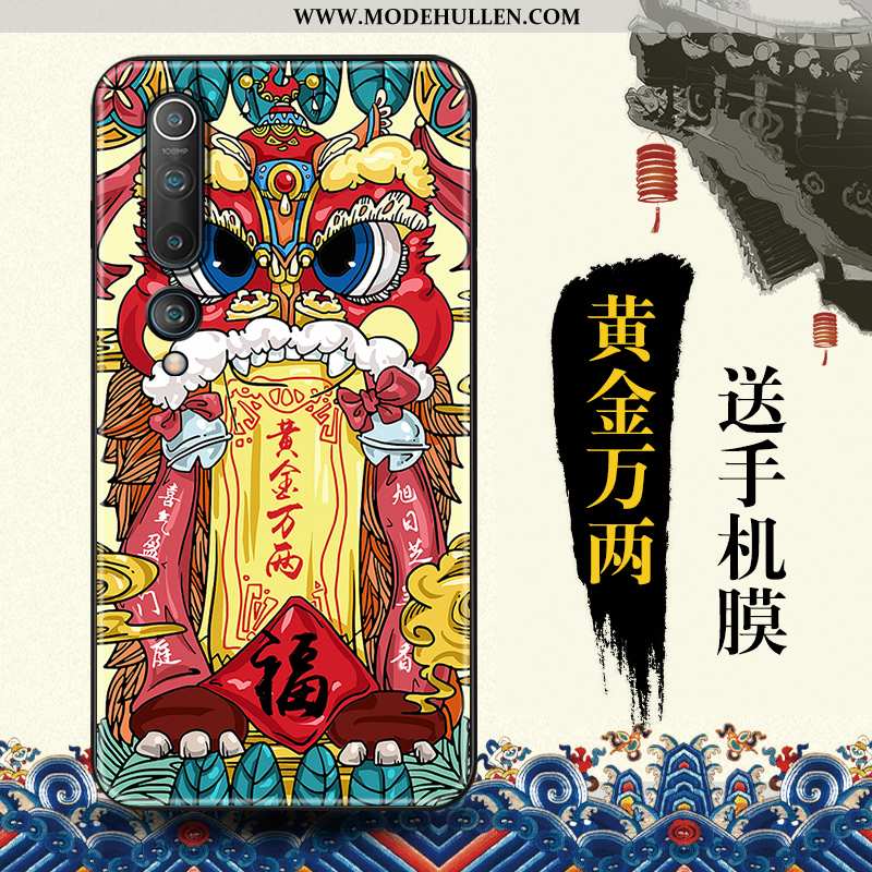 Hülle Xiaomi Mi 10 Persönlichkeit Kreativ Chinesische Art Blau Angepasst Mini Case