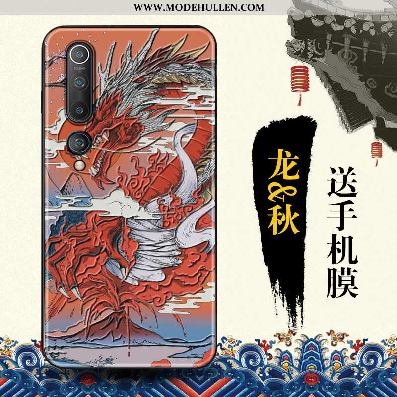 Hülle Xiaomi Mi 10 Persönlichkeit Kreativ Chinesische Art Blau Angepasst Mini Case