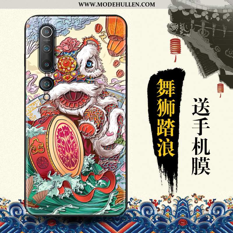 Hülle Xiaomi Mi 10 Persönlichkeit Kreativ Chinesische Art Blau Angepasst Mini Case