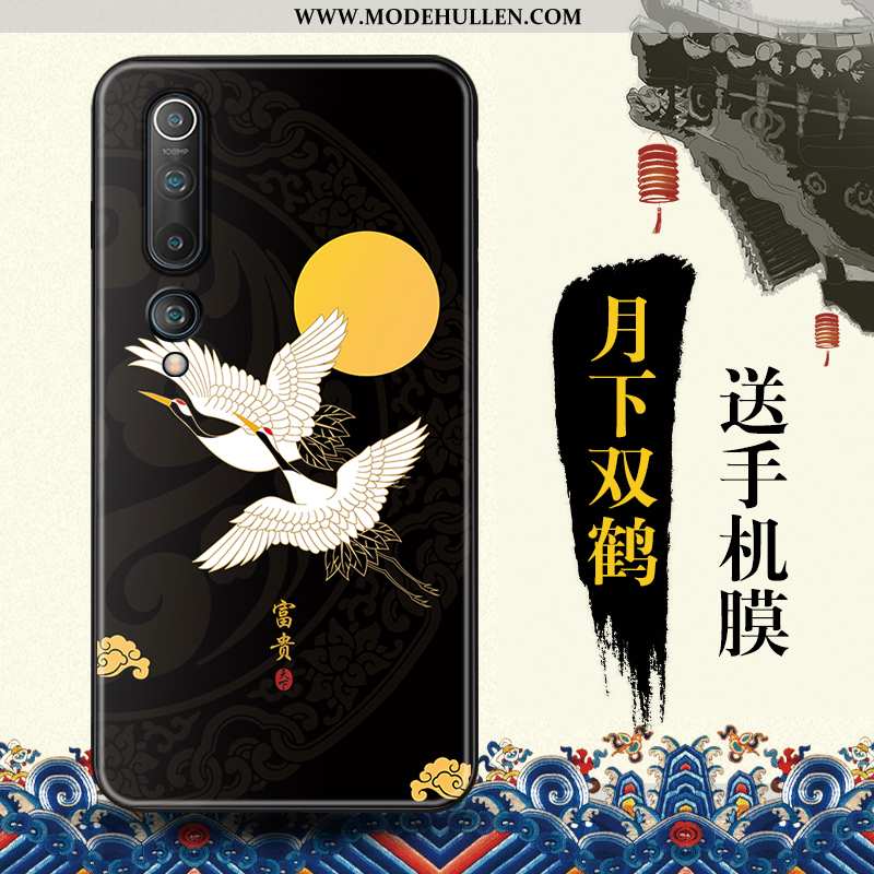 Hülle Xiaomi Mi 10 Persönlichkeit Kreativ Chinesische Art Blau Angepasst Mini Case