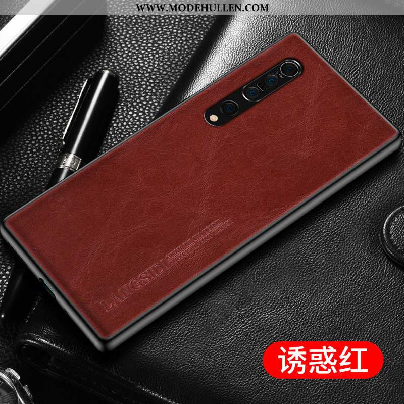 Hülle Xiaomi Mi 10 Pro Dünne Schutz Kuh Alles Inklusive Mode High-end Braun