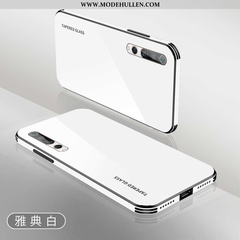Hülle Xiaomi Mi 10 Pro Dünne Silikon Mode Liebhaber Glas Kreativ Weiße