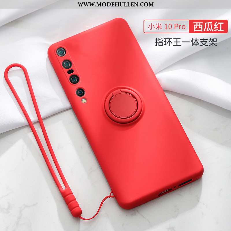 Hülle Xiaomi Mi 10 Pro Dünne Silikon Netto Rot Hängende Verzierungen Trend Handy Kreativ Grün