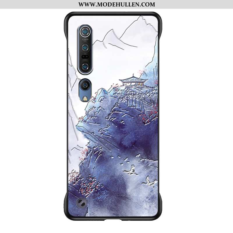 Hülle Xiaomi Mi 10 Pro Kreativ Weiche Grenze Case Handy Blau