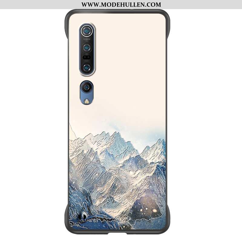 Hülle Xiaomi Mi 10 Pro Kreativ Weiche Grenze Case Handy Blau