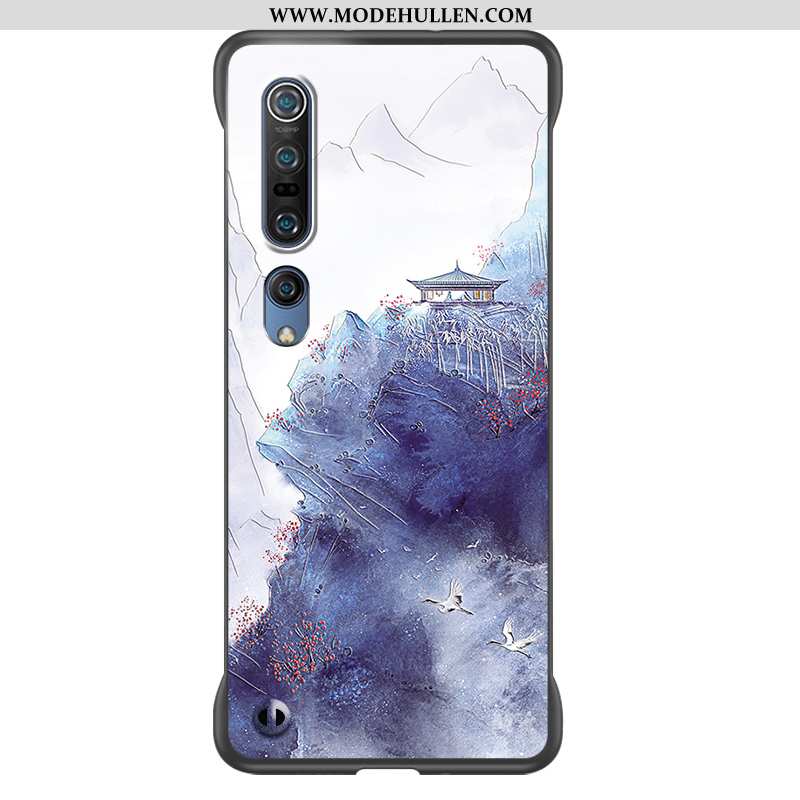 Hülle Xiaomi Mi 10 Pro Kreativ Weiche Grenze Case Handy Blau