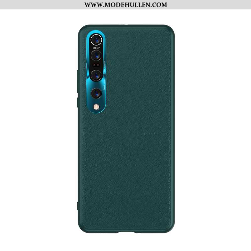 Hülle Xiaomi Mi 10 Pro Persönlichkeit Kreativ Grün Trend Leder Handy Jugend