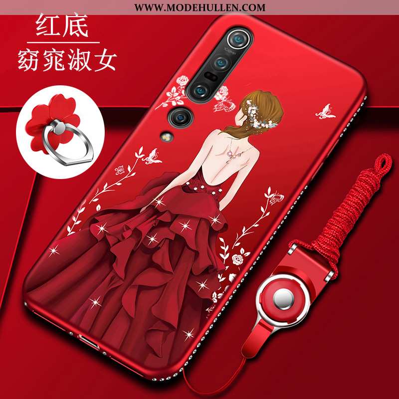 Hülle Xiaomi Mi 10 Pro Persönlichkeit Kreativ Handy Dünne Case Anti-sturz Weiche Rote