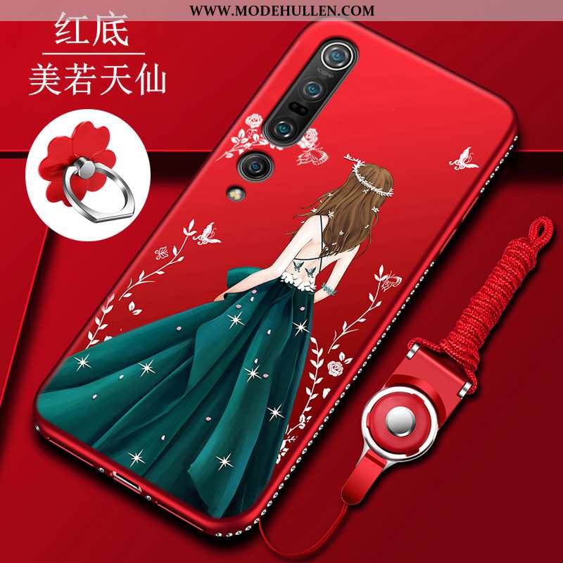 Hülle Xiaomi Mi 10 Pro Persönlichkeit Kreativ Handy Dünne Case Anti-sturz Weiche Rote