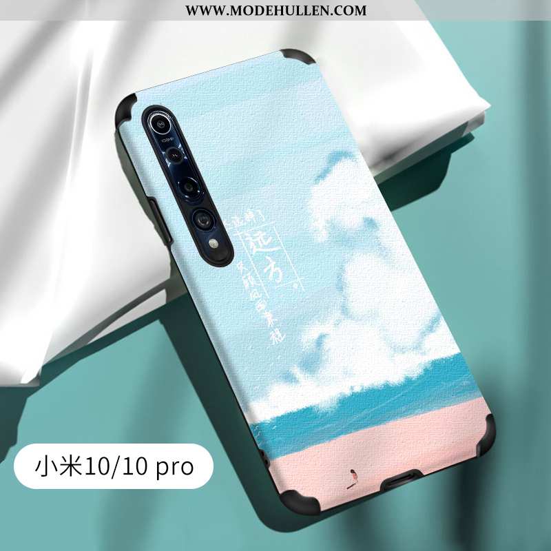 Hülle Xiaomi Mi 10 Pro Trend Super Anti-sturz Silikon Kreativ Dünne Case Grün