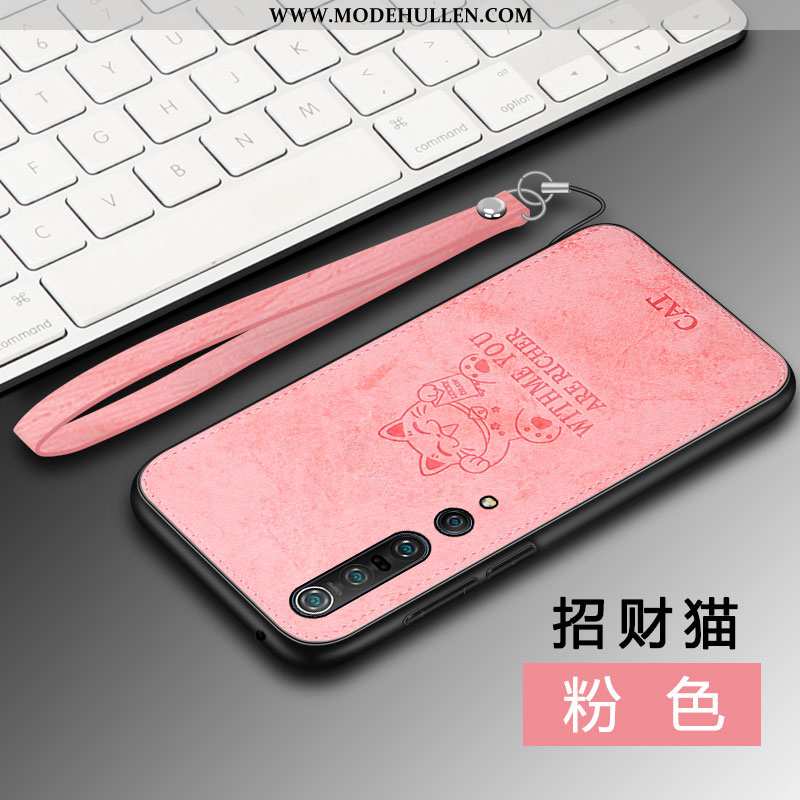 Hülle Xiaomi Mi 10 Pro Weiche Silikon Schutz Handy Case High-end Muster Rosa