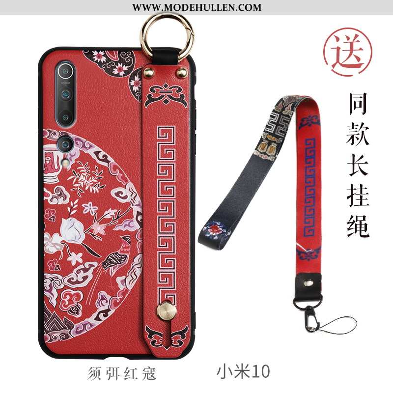 Hülle Xiaomi Mi 10 Super Dünne Trend Mode Case Einfassung Silikon Lila