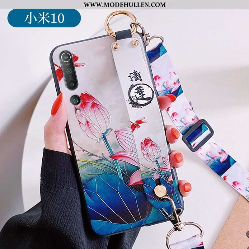 Hülle Xiaomi Mi 10 Weiche Dünne Rosa Alles Inklusive Persönlichkeit Denkmal