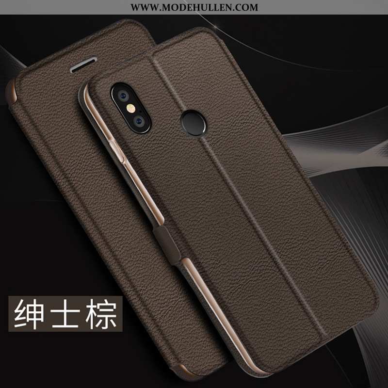 Hülle Xiaomi Mi 8 Dünne Schutz Lederhülle Mini Trend Kreativ Blau