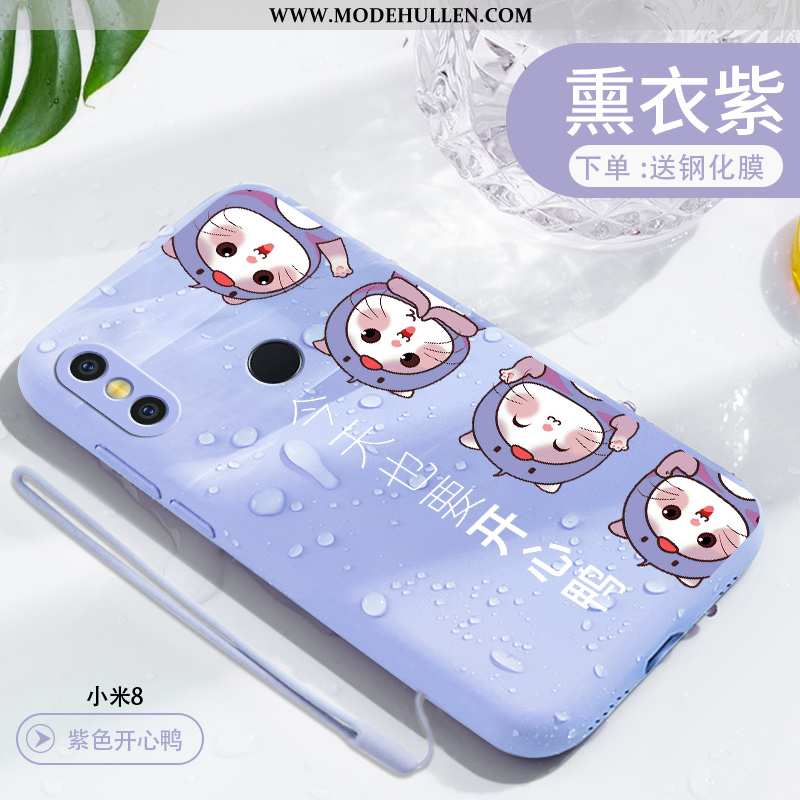 Hülle Xiaomi Mi 8 Dünne Silikon Case Nette Mini Alles Inklusive Kreativ Netto Rot Grün