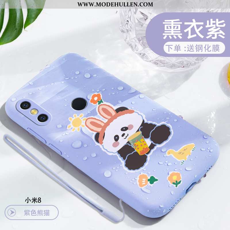 Hülle Xiaomi Mi 8 Dünne Silikon Case Nette Mini Alles Inklusive Kreativ Netto Rot Grün