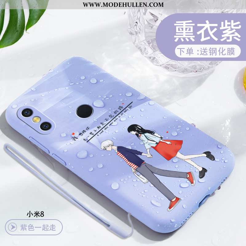 Hülle Xiaomi Mi 8 Dünne Silikon Case Nette Mini Alles Inklusive Kreativ Netto Rot Grün