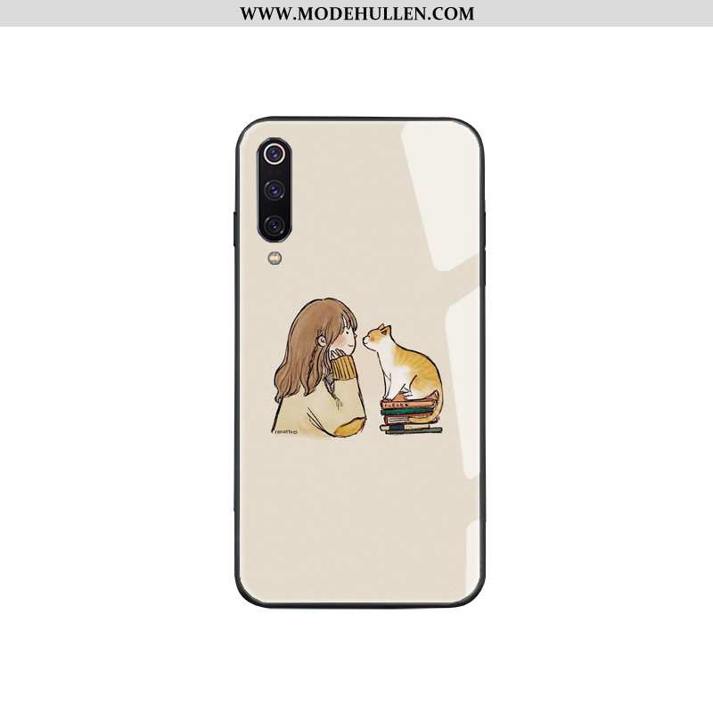 Hülle Xiaomi Mi 8 Karikatur Nette Katzen Gelb Temperieren Jugend Kreativ Gelbe