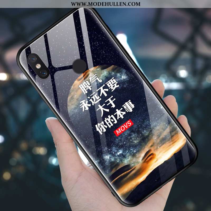 Hülle Xiaomi Mi 8 Kreativ Trend Rot Handy Temperieren Weiche Persönlichkeit Lila