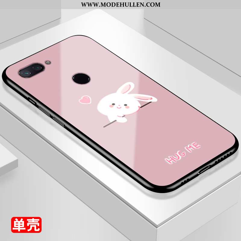 Hülle Xiaomi Mi 8 Lite Karikatur Schutz Alles Inklusive Jugend Anti-sturz Case Rosa