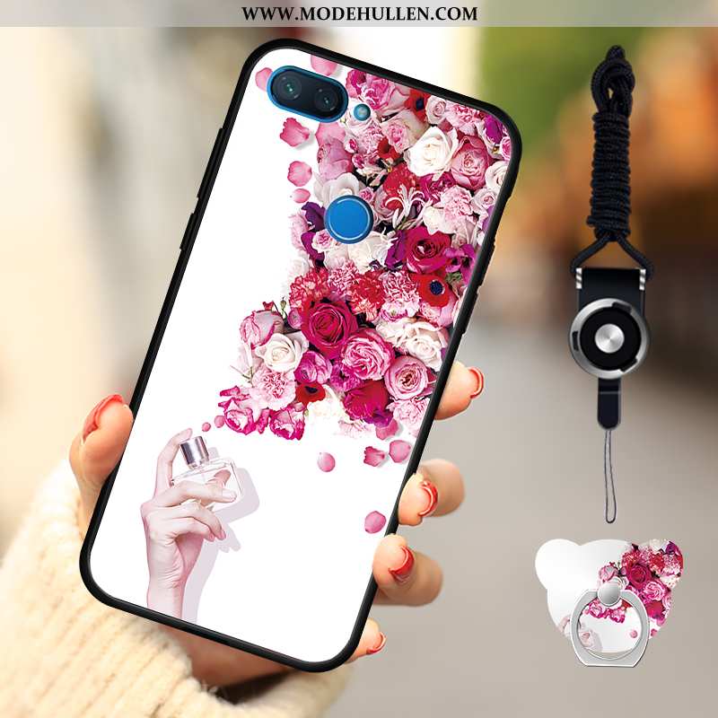 Hülle Xiaomi Mi 8 Lite Karikatur Weiche Mini Handy Nubuck Alles Inklusive Rosa