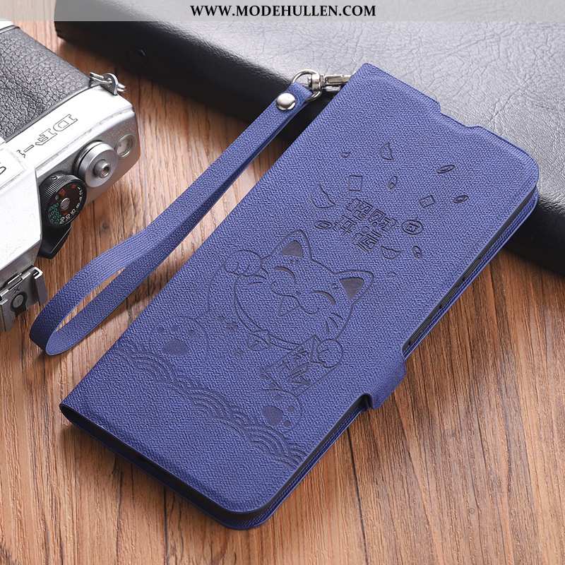 Hülle Xiaomi Mi 8 Lite Muster Weiche Mini Clamshell Nubuck Lederhülle Reichtum Braun