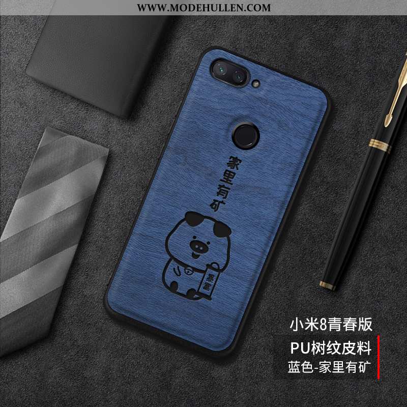 Hülle Xiaomi Mi 8 Lite Nette Handy Silikonschutzlederhüllenubuckpersönlichkeitkreativkarikaturmuster