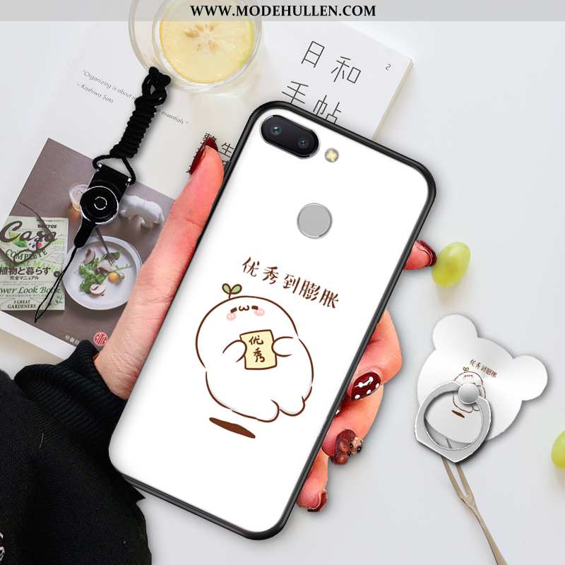 Hülle Xiaomi Mi 8 Lite Nette Weiche Karikatur Mini Jugend Case Persönlichkeit Grün