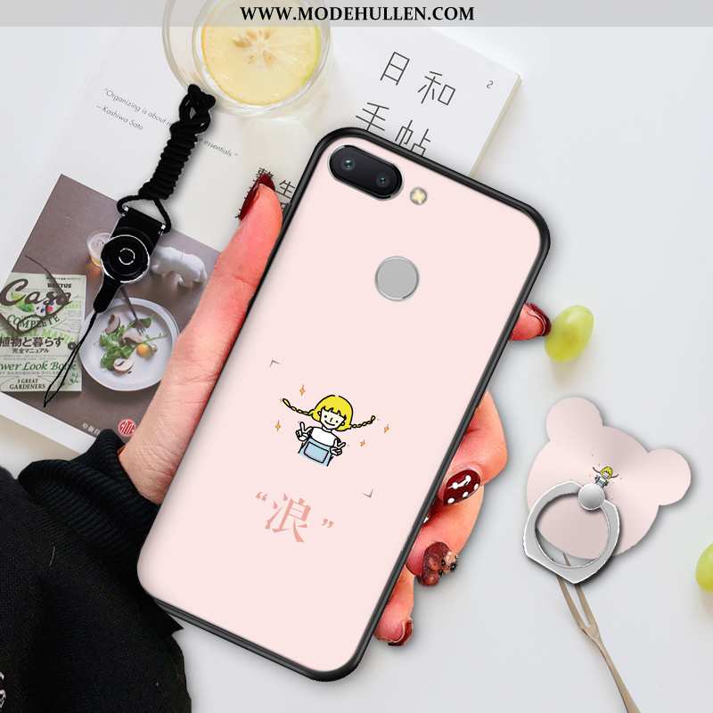 Hülle Xiaomi Mi 8 Lite Nette Weiche Karikatur Mini Jugend Case Persönlichkeit Grün