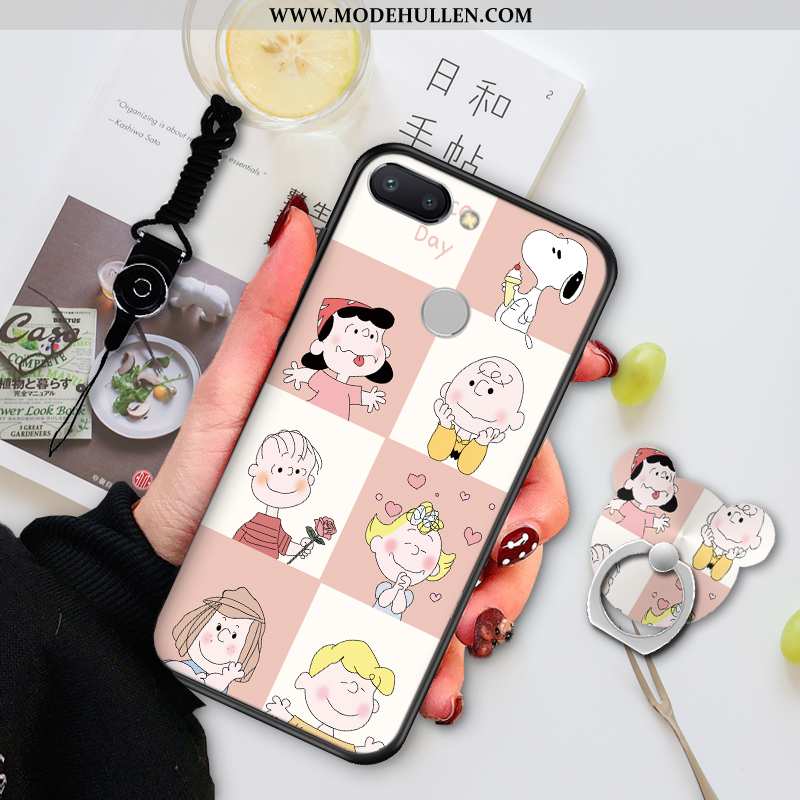 Hülle Xiaomi Mi 8 Lite Nette Weiche Karikatur Mini Jugend Case Persönlichkeit Grün