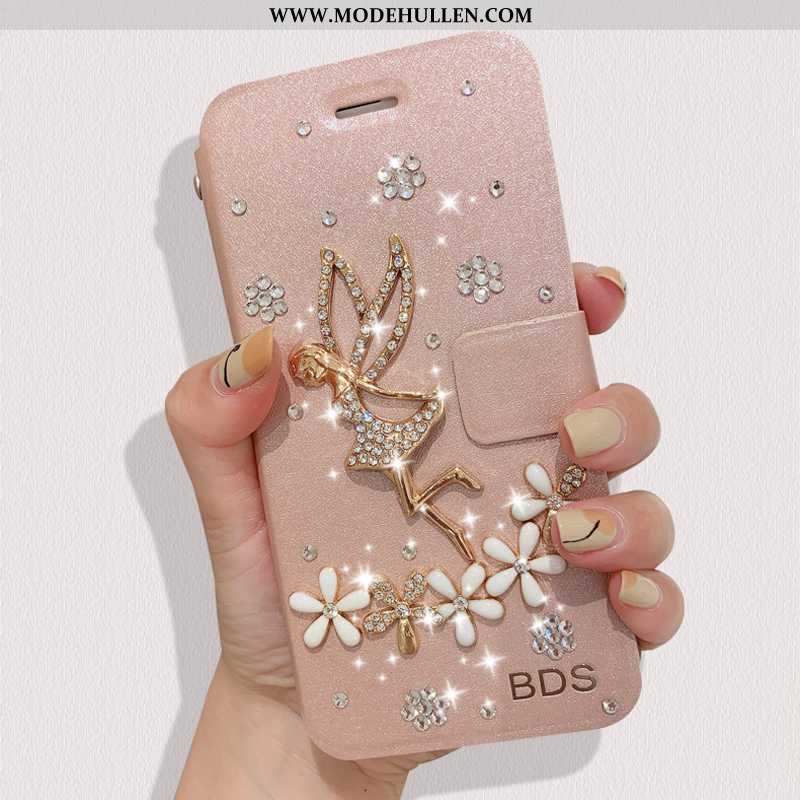 Hülle Xiaomi Mi 8 Lite Schutz Lederhülle Boutique Handy Jugend Case Rosa