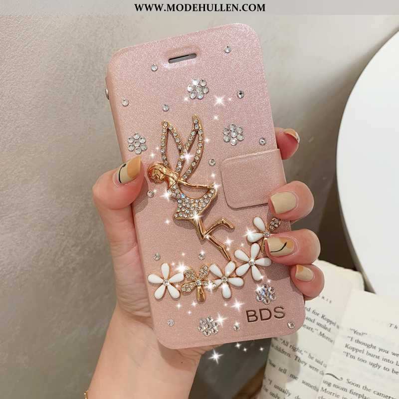 Hülle Xiaomi Mi 8 Lite Schutz Lederhülle Boutique Handy Jugend Case Rosa