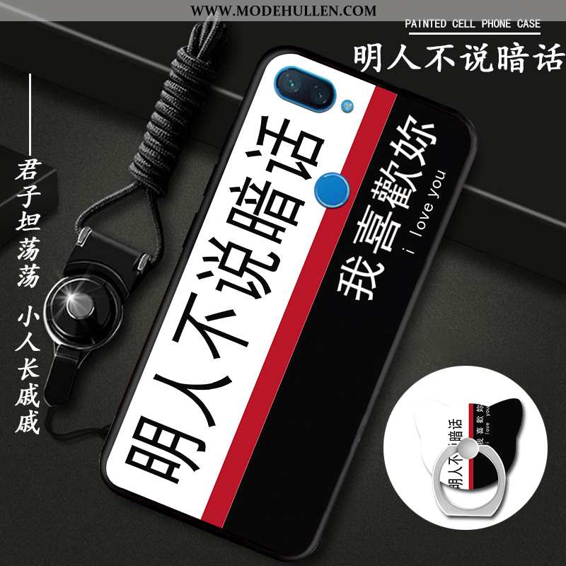 Hülle Xiaomi Mi 8 Lite Schutz Mode Handy Grün Case Einfassung Lila