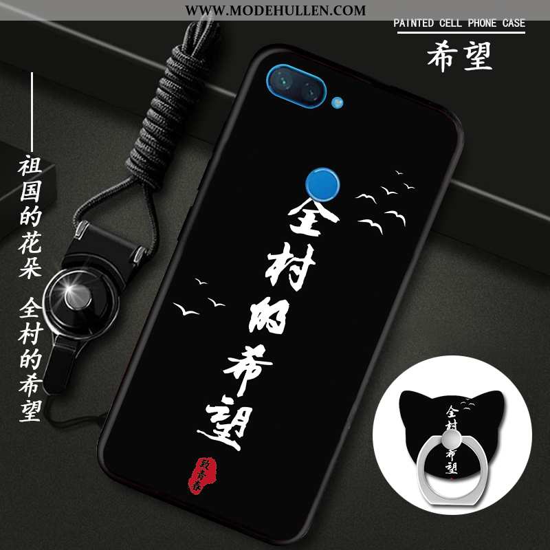 Hülle Xiaomi Mi 8 Lite Schutz Mode Handy Grün Case Einfassung Lila