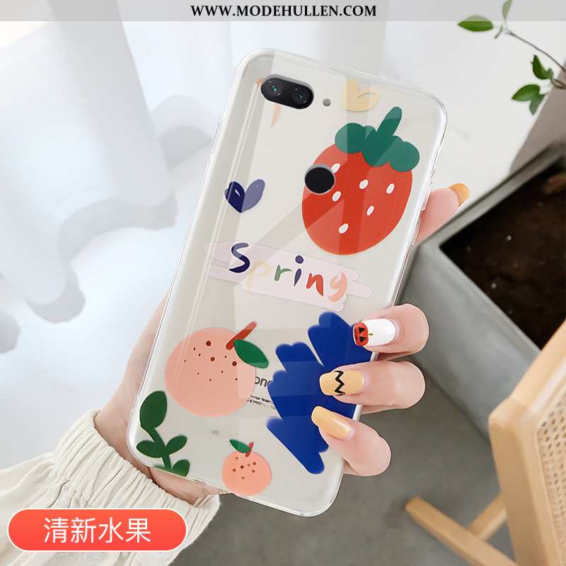 Hülle Xiaomi Mi 8 Lite Schutz Transparent Rosa Trend Jugend Mini