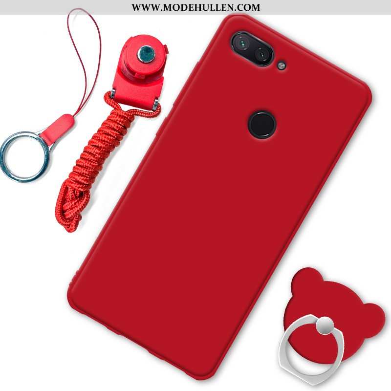 Hülle Xiaomi Mi 8 Lite Schutz Weiche Handy Schwarz Jugend Case