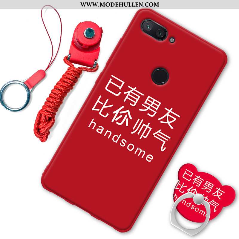 Hülle Xiaomi Mi 8 Lite Schutz Weiche Mini Schwarz Case Handy
