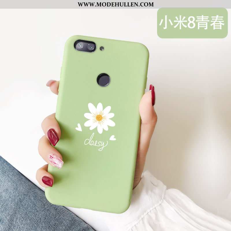 Hülle Xiaomi Mi 8 Lite Silikon Schutz Alles Inklusive Handy Rosa Nubuck Anti-sturz